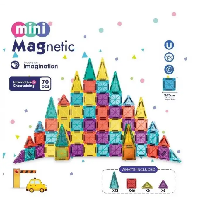 Magnet Küp Yapı Blok Seti 20 Parça SH59837