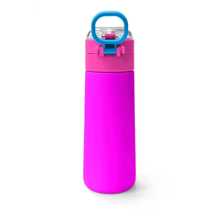 Yaygan Coral High Kids Pembe Pipetli ve Direkt İçim Çelik Termos 500 ml 31843