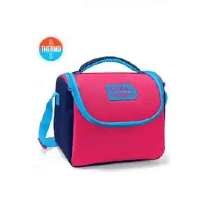 Yaygan Coral High Kids Neon Mercan Lacivert Thermo Beslenme Çantası 11894