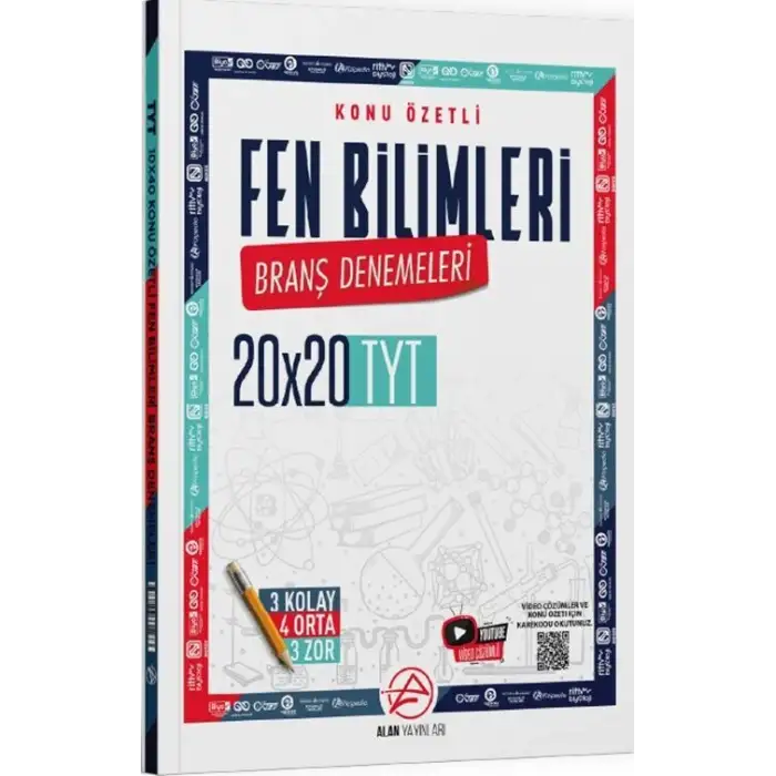 Alan 20X20 Tyt Fen Bilimleri Branş Denemeleri 2025-26