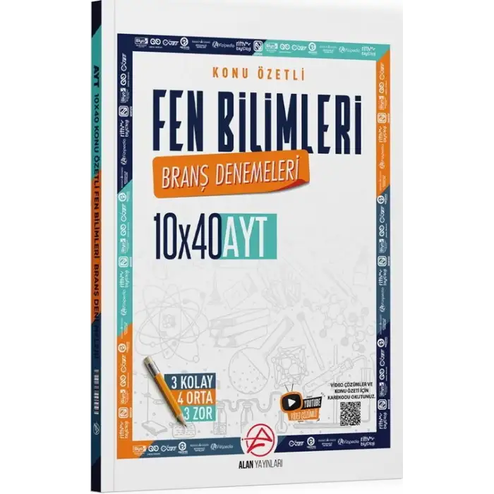 Alan Ayt Fen Bilimleri Konu Özetli 10x40 Branş Denemeleri 2025-26