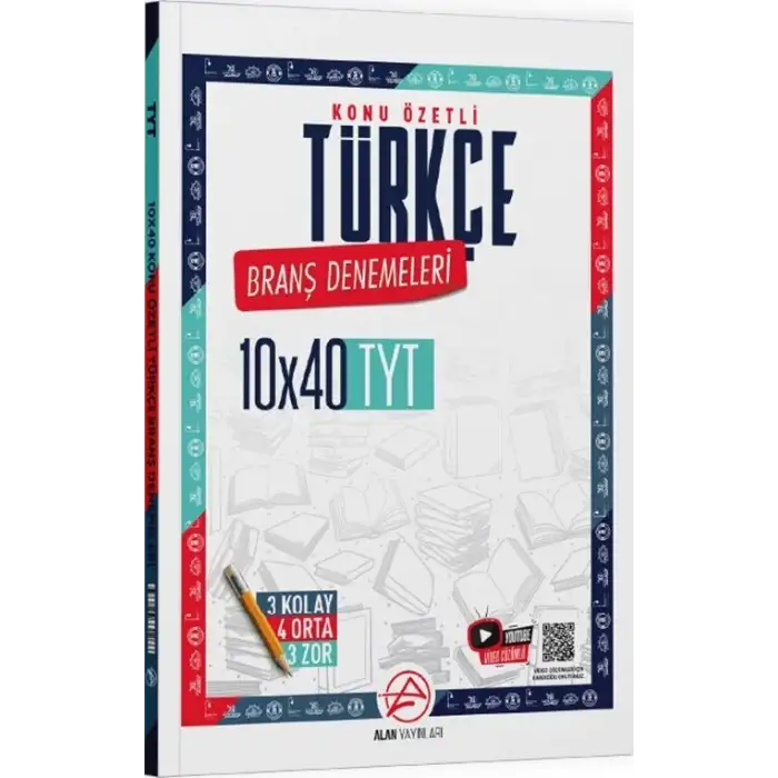 Alan Tyt Türkçe Konu Özetli 10x40 Branş Denemeleri 2025-26