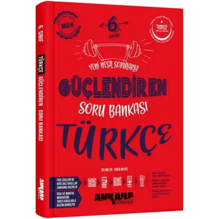 Ankara 6.Sınıf Türkçe Güçlendiren Soru Bankası 2025-26