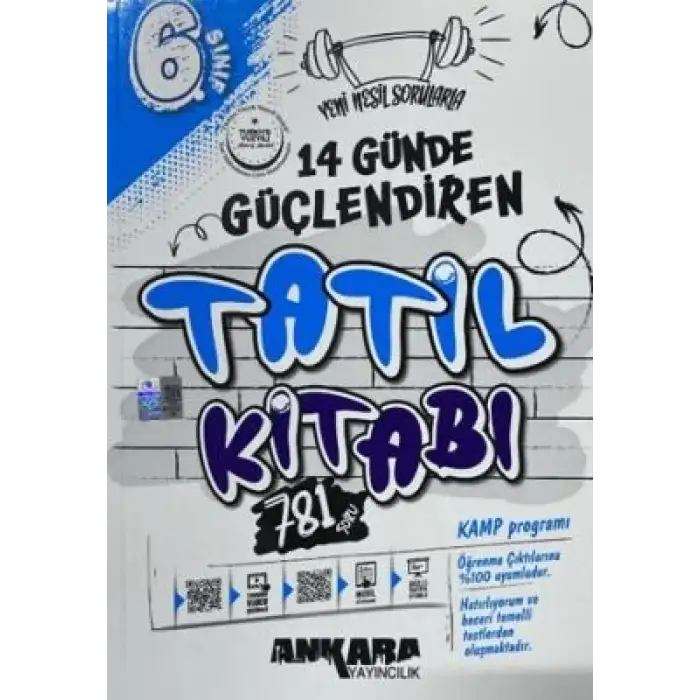 Ankara 6.Sınıf Güçlendiren 14 Günde Tatil Kitabı 2025-26