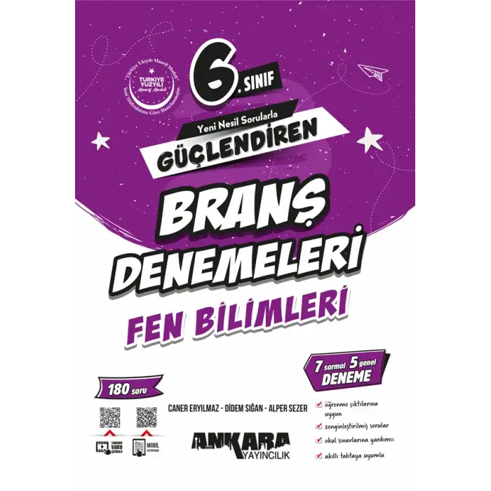 Ankara 6.Sınıf Fen Bilimleri Güçlendiren Branş Denemeleri 2025-26