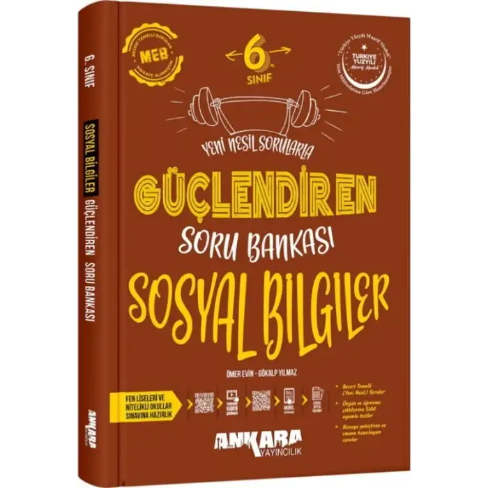 Ankara 6.Sınıf Sosyal Güçlendiren Soru Bankası 2025-26