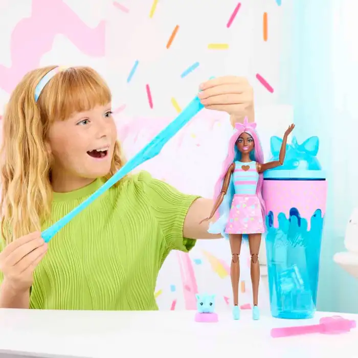 Barbie Pop Reveal Shake Serisi Mavi Unicorn JCN85-JCN86
