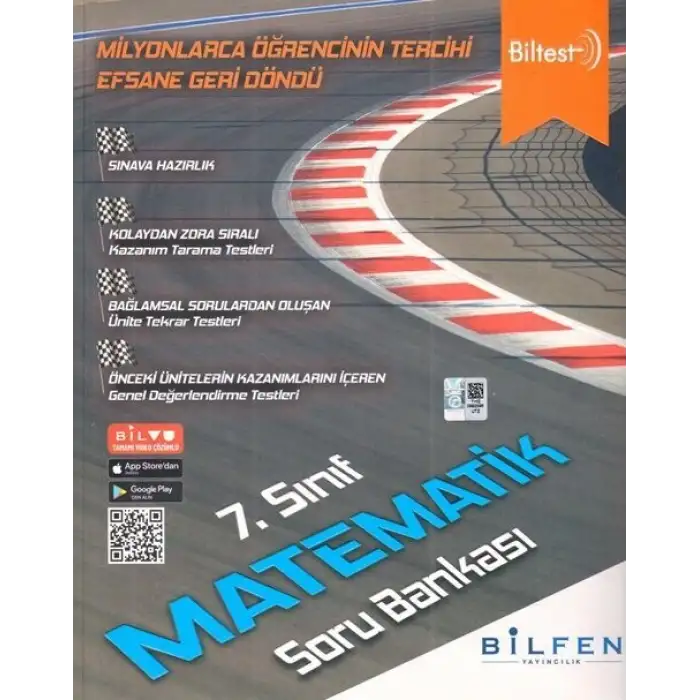 Bilfen 7.Sınıf Biltest Matematik Soru Bankası