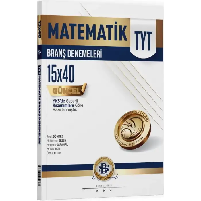 Bilgisarmal Tyt Matematik 15X40 Deneme 2025-26