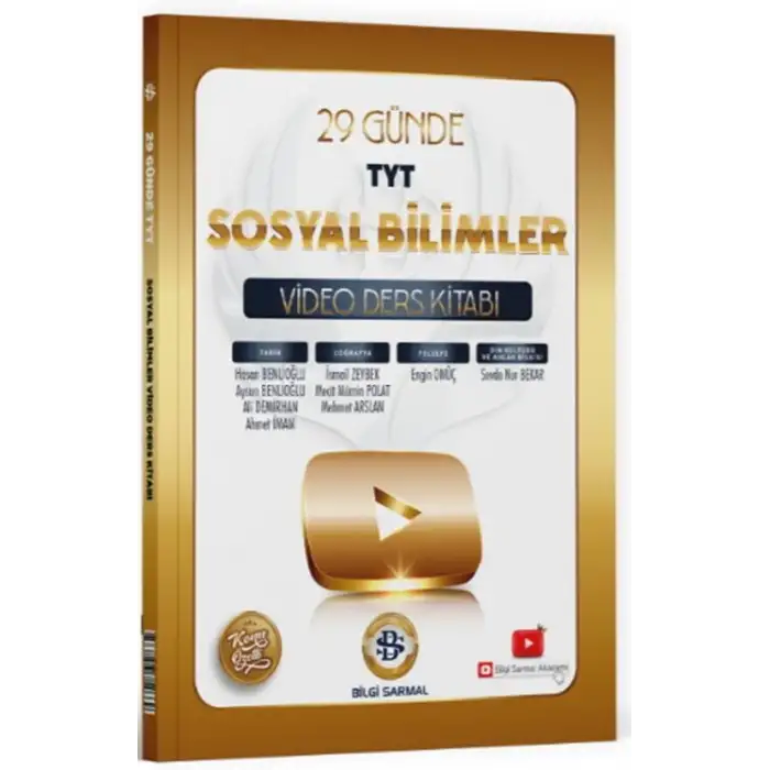 Bilgisarmal Tyt Video Ders Kit 29 Günde Sosyal Bil. 2026-27
