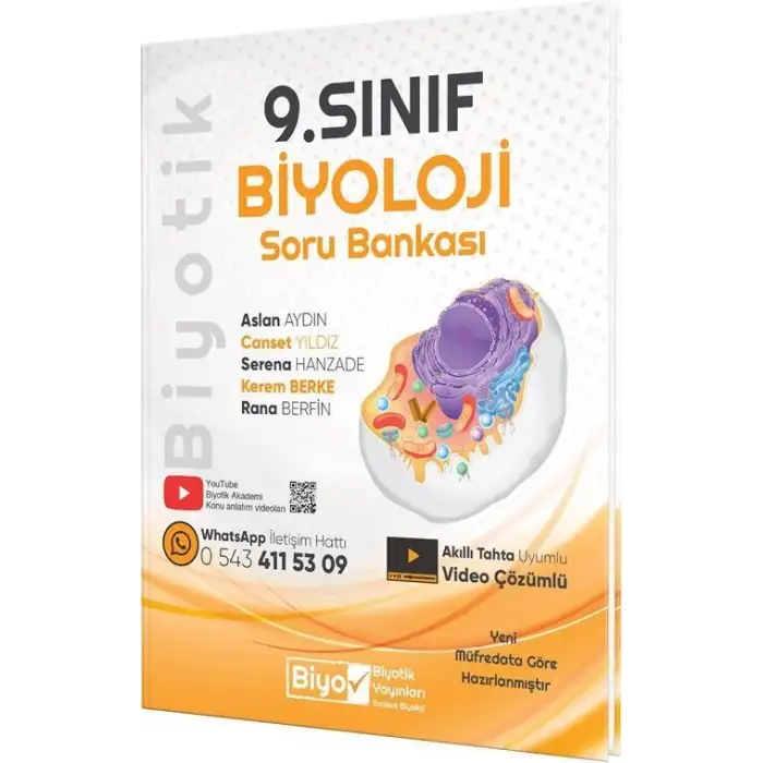Biyotik 9.Sınıf Biyoloji Soru Bankası 2025-26