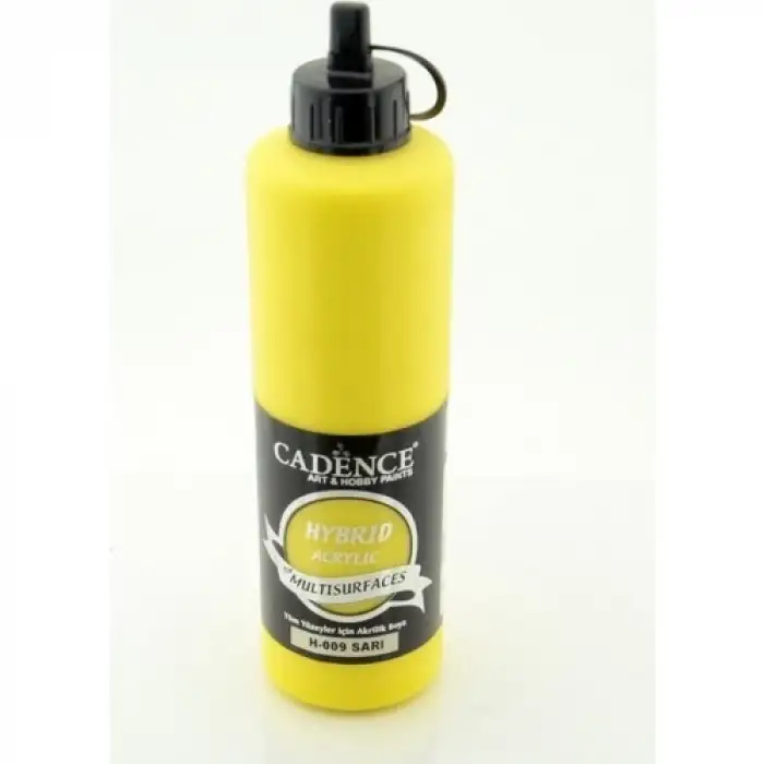 Cadence Hybrid Akrilik Multısurfaces H-009 Sarı 500 Ml