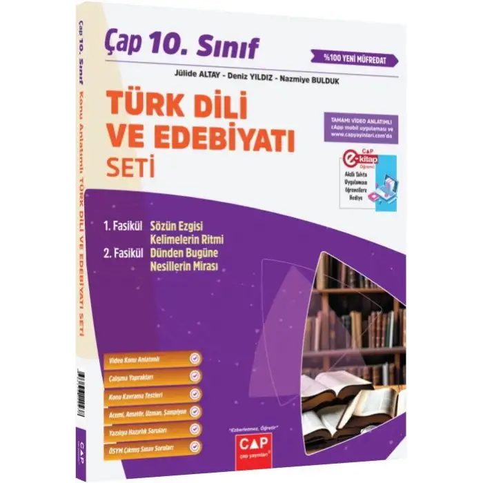 Çap 10.Sınıf Edebiyat Set 2025-26