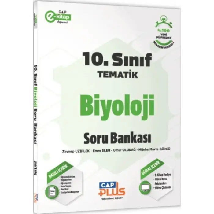Çap 10.Sınıf Tematik Biyoloji Soru Bankası 2025-26
