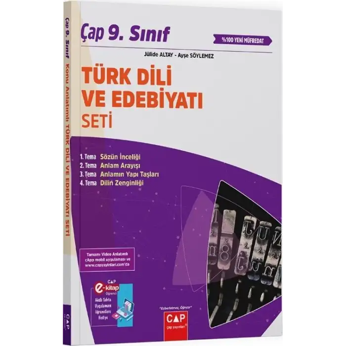 Çap 9.Sınıf Türk Dili Ve Edebiyatı Set 2025-26