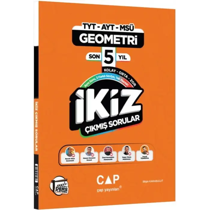 Çap Tyt Ayt Msü Geometri Ders Platosu Son 5 Yıl İkiz Çıkmış Sorular 2025-26