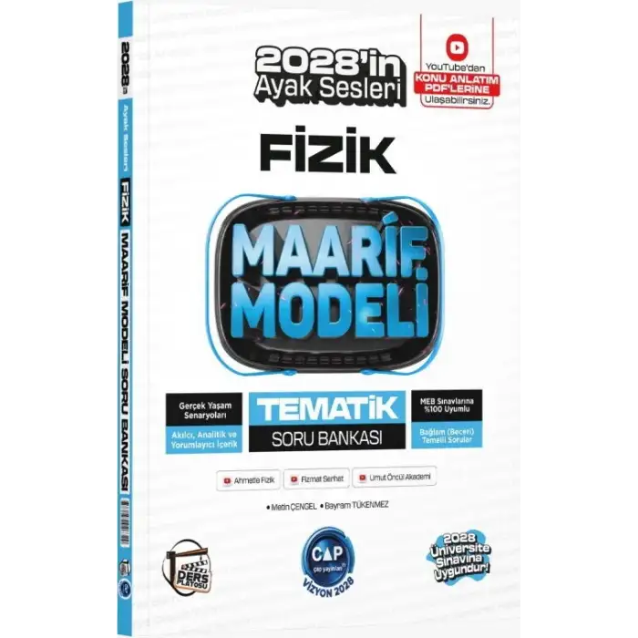 Çap Tyt Fizik Maarif Tematik Soru Bankası 2026-27