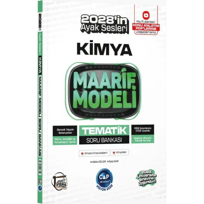 Çap Tyt Kimya Maarif Tematik Soru Bankası 2026-27