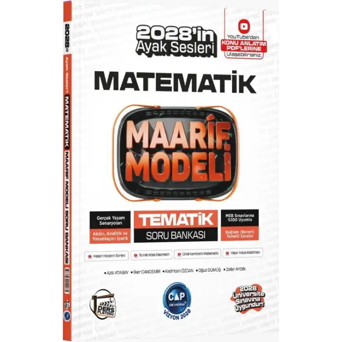 Çap Tyt Matematik Maarif Tematik Soru Bankası 2026-27