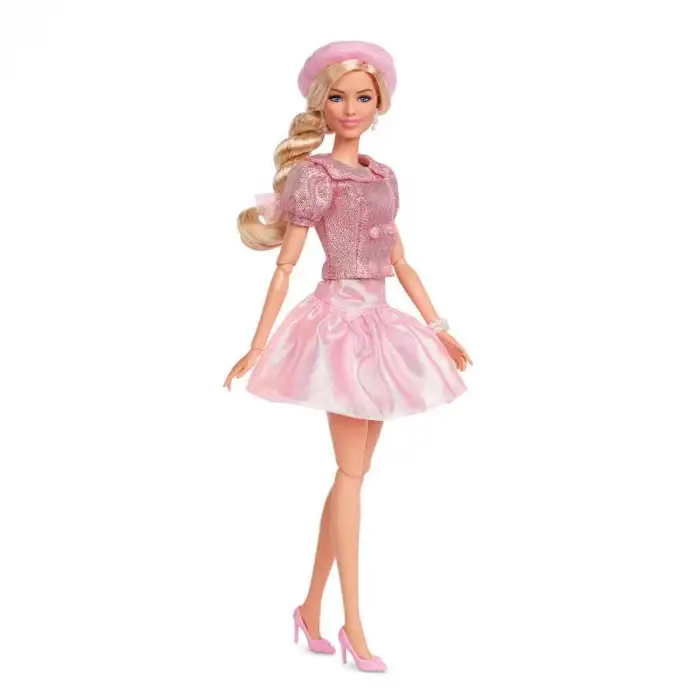Ceren Barbie Filmi Pembe Berelii Barbie Bebek Mtl-Jbj53