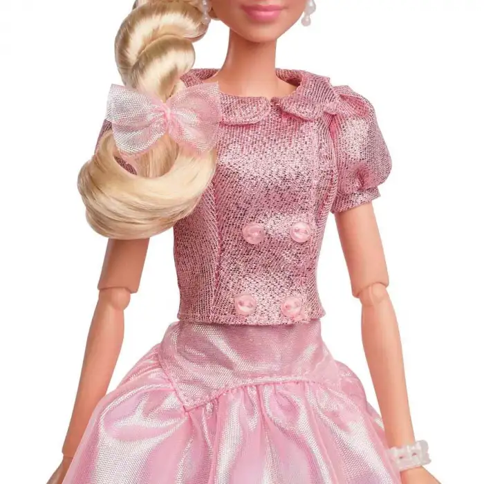 Ceren Barbie Filmi Pembe Berelii Barbie Bebek Mtl-Jbj53