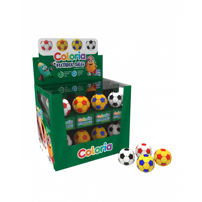 Coloria Futbol Topu 3D Silgi 1428