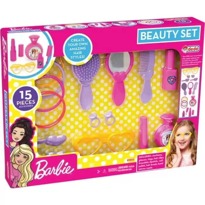 Dede Barbie Kutulu Güzellik Set Dede-03655
