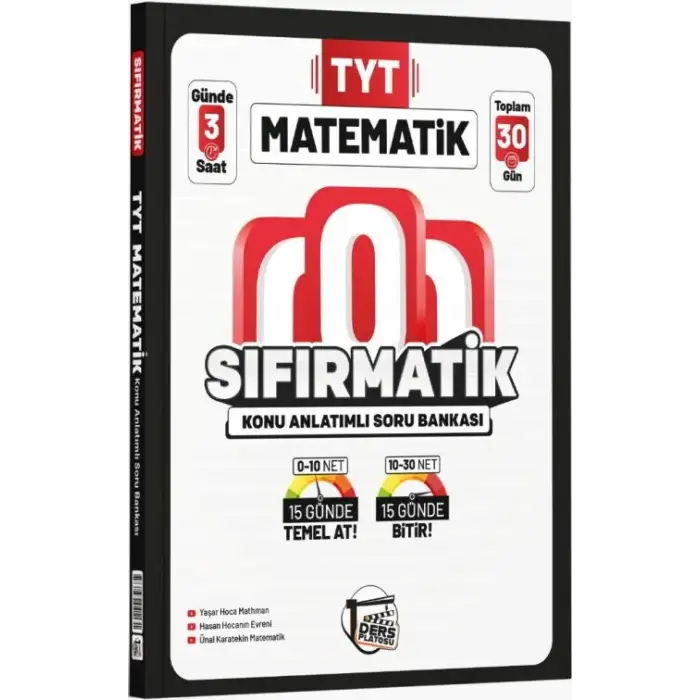 Ders Platosu Tyt Matematik Sıfırmatik Konu Anlatımlı Soru Bankası 2026-27