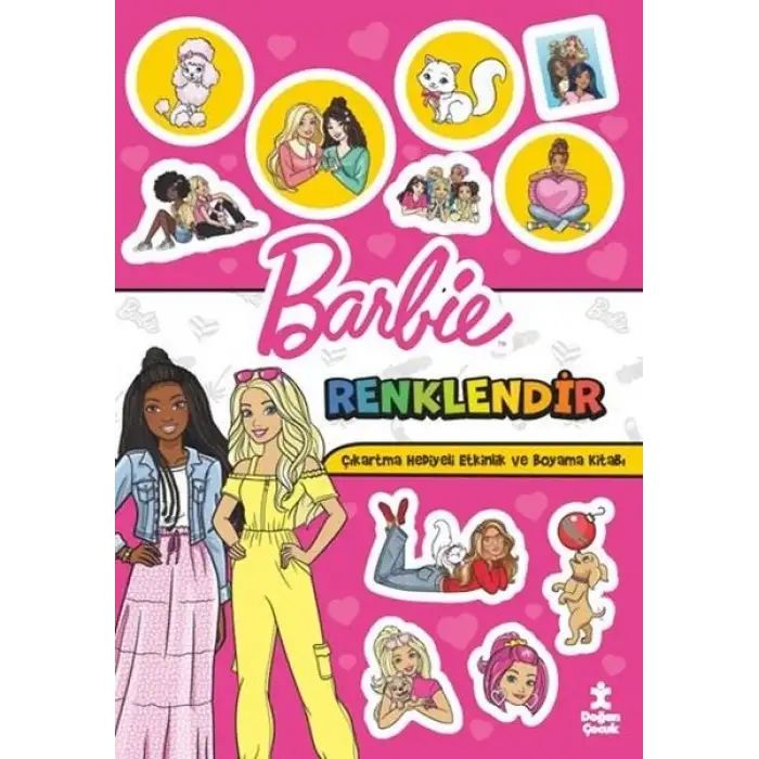 Doğan Barbıe Renklendir Boyama Kitabı