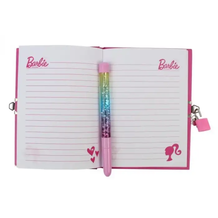 Dolphin  Barbie Kilitli Hatıra Defteri Kalem Set B-2401