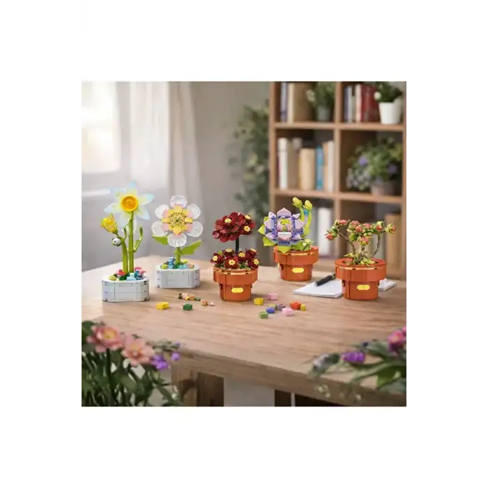 Dostoys Lego Gardenya Çiçeği Blok OCE-0492