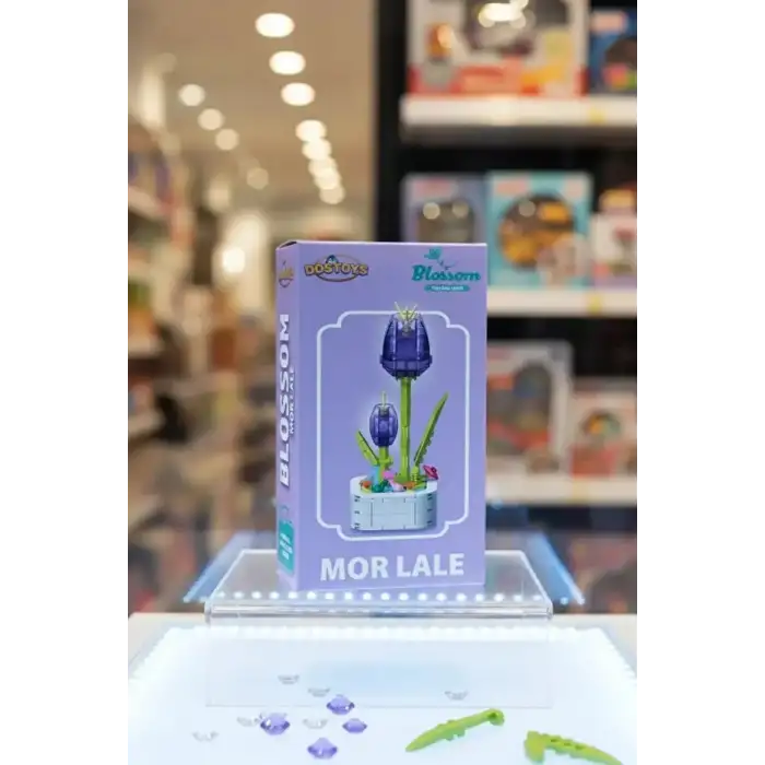 Dostoys Lego Mor Lale Çiçeği Blok OCE-0430