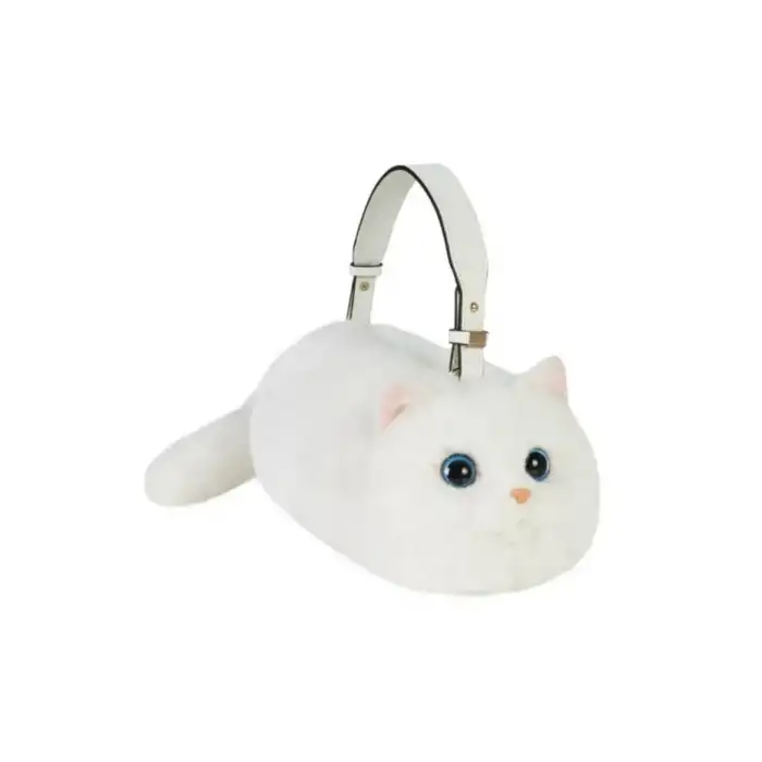 Dream Vest Kedi El Çantası Beyaz VST-CAT006
