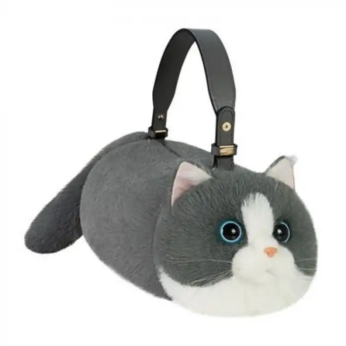 Dream Vest Kedi El Çantası Gri VST-CAT005