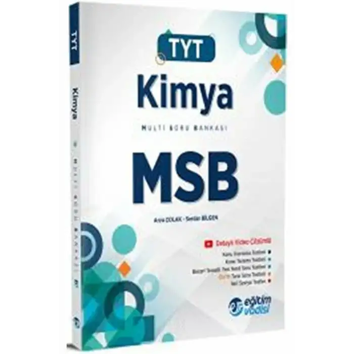 Eğitimvadisi Tyt Kimya Multi Soru Bankası Msb 2025-26