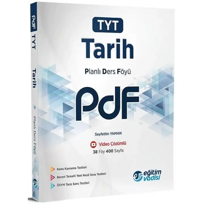 Eğitimvadisi Tyt Tarih Planlı Ders Föyü Pdf 2026-27