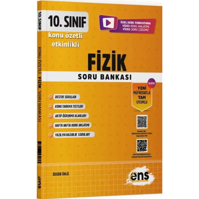 Ensdestek 10.Sınıf Fizik Etkinlikli KÖS 2025-26