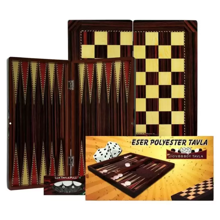 Eser Polyester Sedefli Tavla Büyük