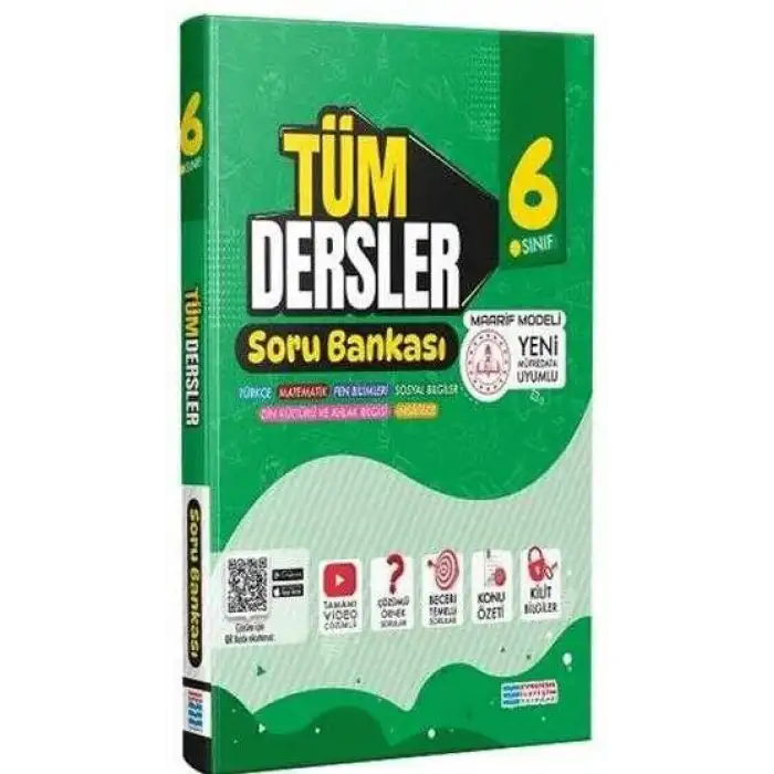 Evrensel 6.Sınıf Tüm Dersler Soru Bankası Maarif Model 2025-26