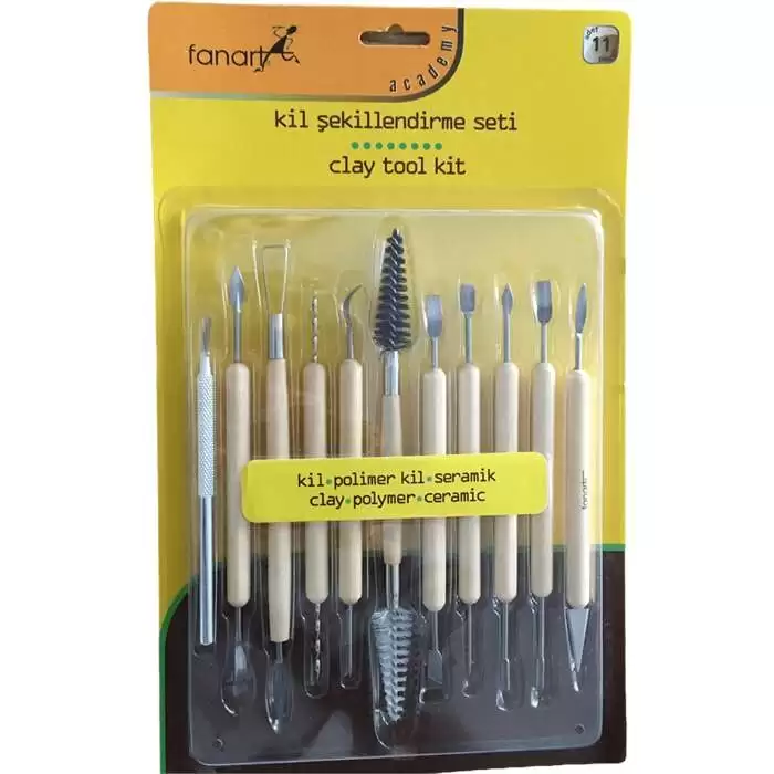 Fanart Academy Kil Şekillendirme Set 11 Li 9475-51
