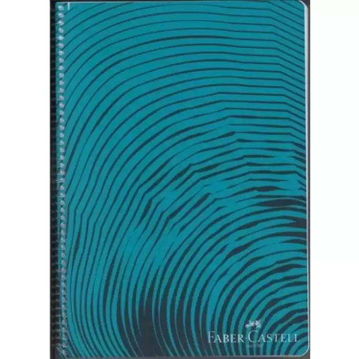 F.C. Defter Plastik Kapaklı Waves Spiralli 100 Yaprak Kareli 5075000437000