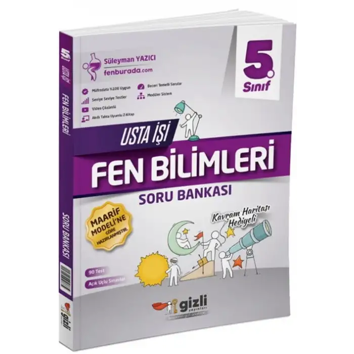 Gizli 5.Sınıf Fen Bilimleri Usta İşi Soru Bankası