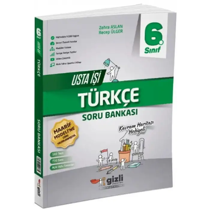 Gizli 6.Sınıf Türkçe Usta İşi Soru Bankası