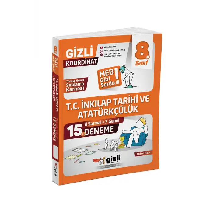 Gizli 8.Sınıf Tc İnkılap Ve Atatürkçülük 15 Deneme