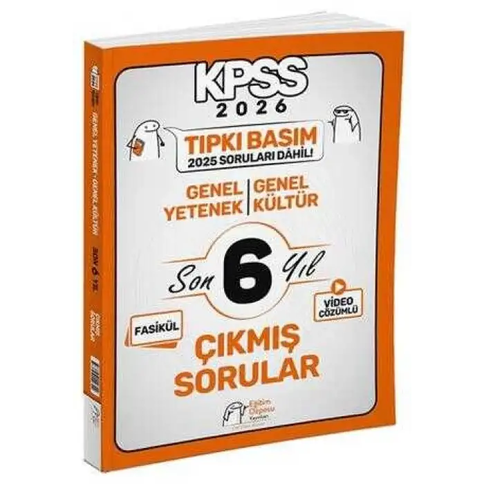 Gizli Kpss Tıpkı Basım Son 6 Yıl Çıkmış Eğitim Deposu