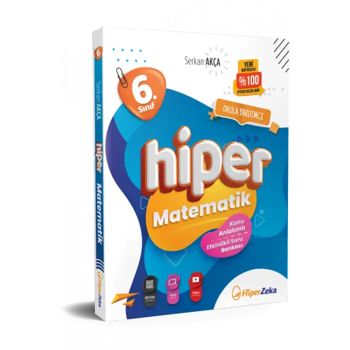Hiperzeka 6.Sınıf Matematik Konu Anlatımlı & Soru Bankası 2025
