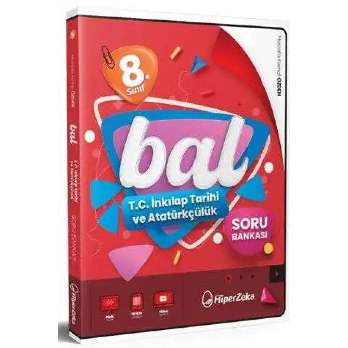 Hiperzeka 8.Sınıf Bal T.C. İnkılap Tarihi Ve Atatürkçülük Soru Bankası 2025