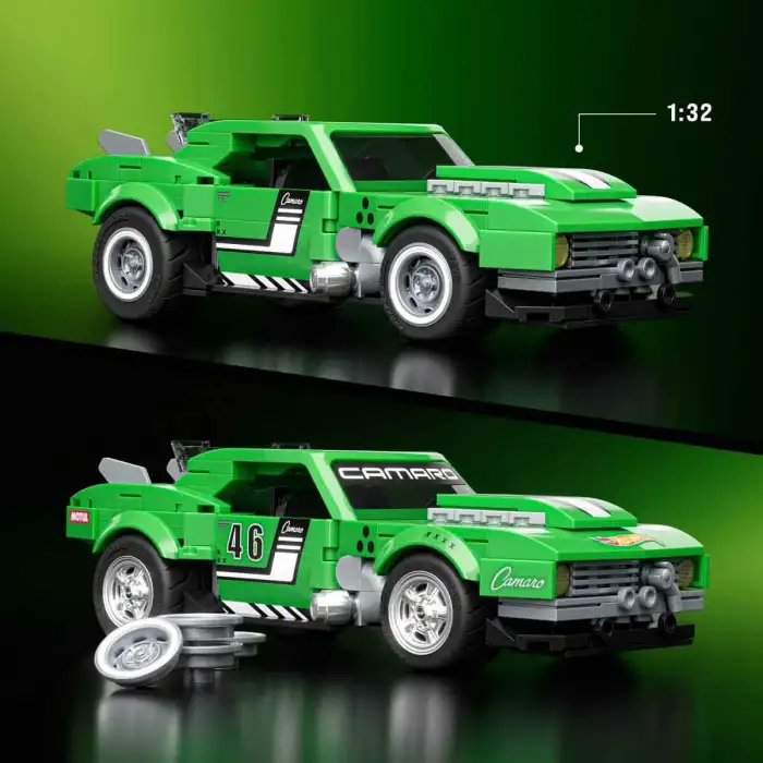 Hotwheels Brick Shop Speed Serisi - Custom 68 Camaro Jft16