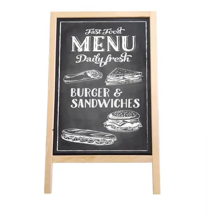 İnterpano Ahşap Menü Tahtası 50X70 İnt-412