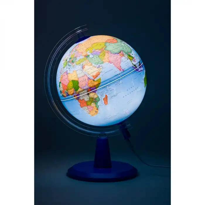Işıklı Siyasi Dünya Küresi Modern Seri 30 Cm 48403